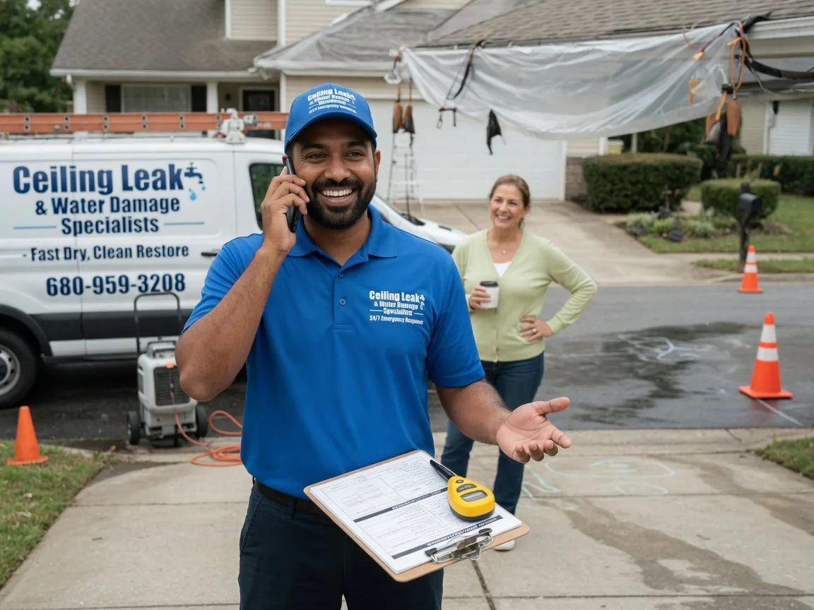 Ceiling Leak Cleanup Chatham, VA FAQs